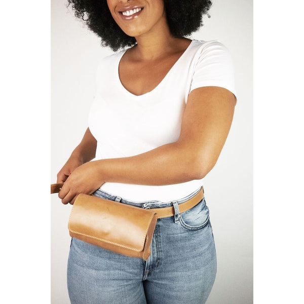 Bintu Barrel Fanny Pack - Black