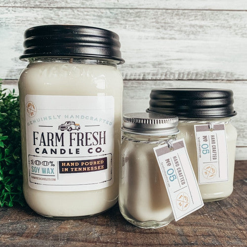 Farm Fresh Cotton Soy Candle - 16oz.