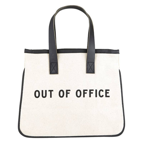 Mini Canvas Tote - Out of Office