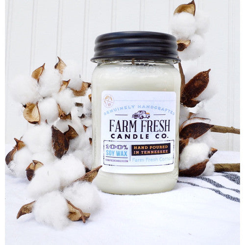 Farm Fresh Cotton Soy Candle - 16oz.